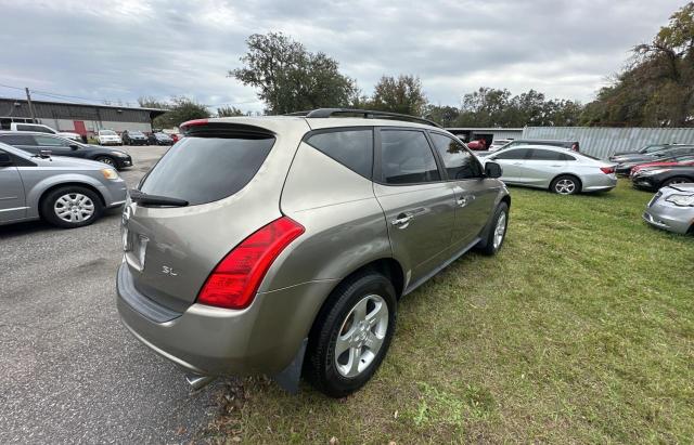 JN8AZ08T04W215328 - 2004 NISSAN MURANO SL BEIGE photo 4