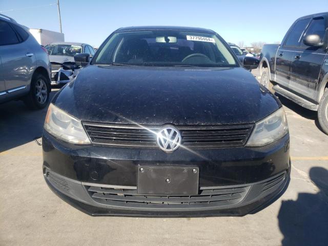 3VW2K7AJ8CM372638 - 2012 VOLKSWAGEN JETTA BASE BLACK photo 5