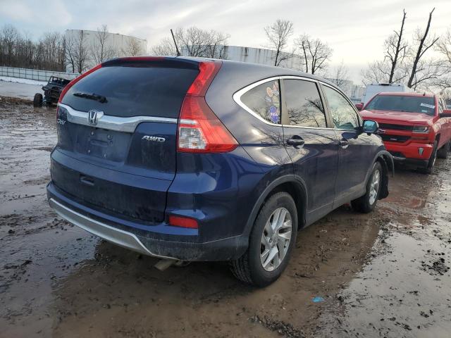 5J6RM4H57GL045961 - 2016 HONDA CR-V EX BLUE photo 3