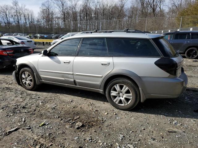 4S4BP62CX57378996 - 2005 SUBARU LEGACY OUTBACK 2.5I LIMITED SILVER photo 2