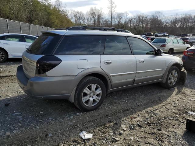 4S4BP62CX57378996 - 2005 SUBARU LEGACY OUTBACK 2.5I LIMITED SILVER photo 3