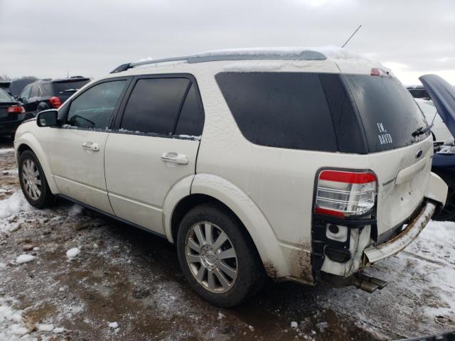 1FMDK03W89GA05765 - 2009 FORD TAURUS X LIMITED WHITE photo 2