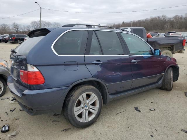 5UXFB535X4LV05488 - 2004 BMW X5 4.4I BLUE photo 3