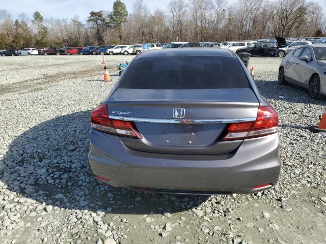 19XFB2F76FE208727 - 2015 HONDA CIVIC SE GRAY photo 6