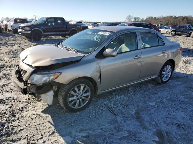 2T1BU40E09C120139 - 2009 TOYOTA COROLLA BASE BEIGE photo 1
