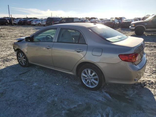 2T1BU40E09C120139 - 2009 TOYOTA COROLLA BASE BEIGE photo 2