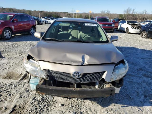 2T1BU40E09C120139 - 2009 TOYOTA COROLLA BASE BEIGE photo 5