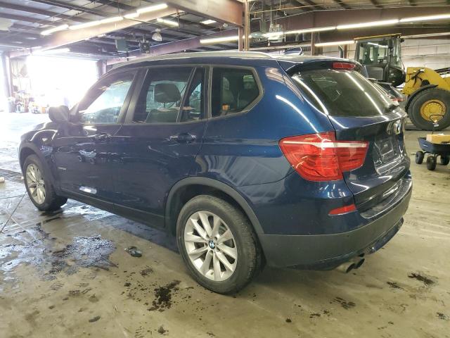 5UXWX9C52D0A27094 - 2013 BMW X3 XDRIVE28I BLUE photo 2