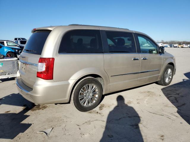 2C4RC1CG3DR682638 - 2013 CHRYSLER TOWN & COU TOURING L TAN photo 3