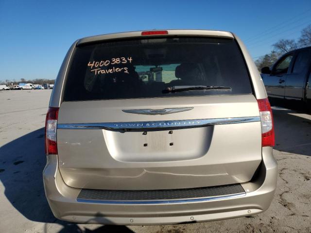 2C4RC1CG3DR682638 - 2013 CHRYSLER TOWN & COU TOURING L TAN photo 6