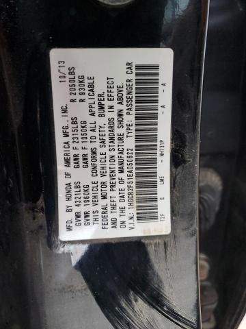 1HGCR2F51EA050622 - 2014 HONDA ACCORD SPORT BLACK photo 12