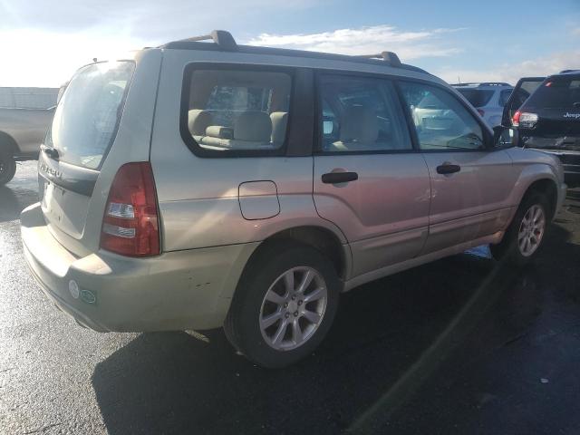 JF1SG656X5H750797 - 2005 SUBARU FORESTER 2.5XS Бежевый фото 3