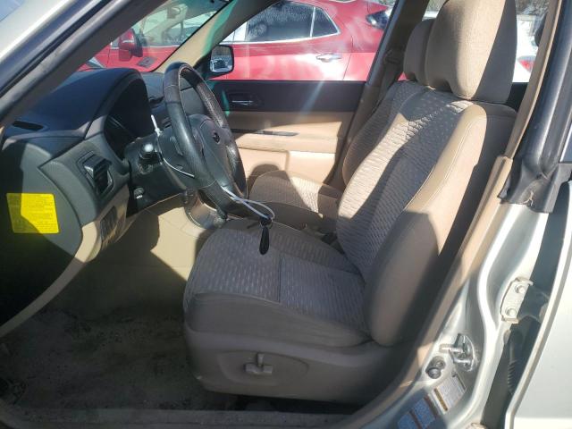 JF1SG656X5H750797 - 2005 SUBARU FORESTER 2.5XS Бежевый фото 7