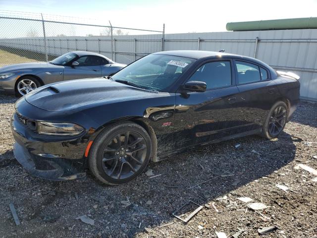 2C3CDXGJ8MH666912 - 2021 DODGE CHARGER SCAT PACK BLACK photo 1