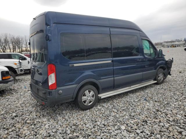 1FBAX2XM8FKA07011 - 2019 FORD TRANSIT T-350 BLUE photo 3