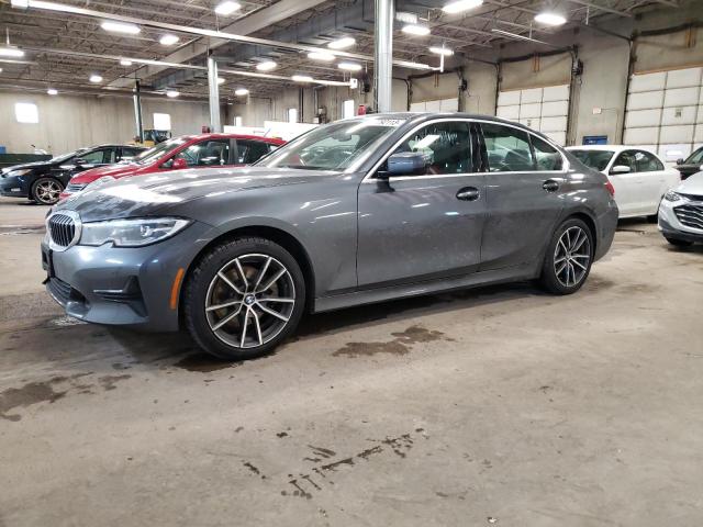 3MW5R7J52K8B03232 - 2019 BMW 330XI ვერცხლისფერი ფოტო 1