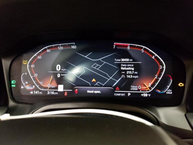 3MW5R7J52K8B03232 - 2019 BMW 330XI ვერცხლისფერი ფოტო 9