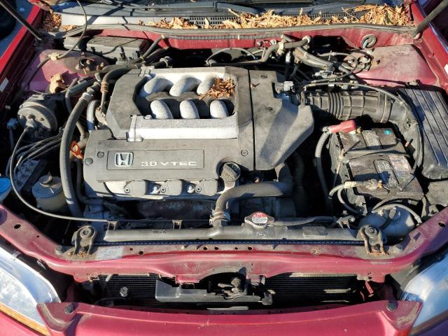 1HGCG16561A021336 - 2001 HONDA ACCORD EX BURGUNDY photo 11