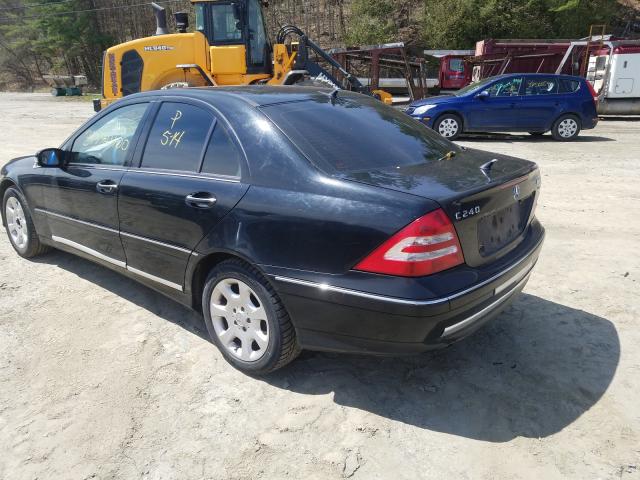 WDBRF81J25F607807 - 2005 MERCEDES-BENZ C 240 4MATIC  photo 3