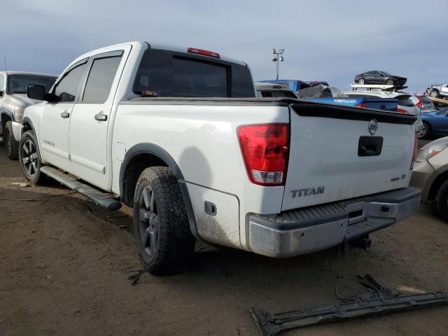 1N6BA0ED6FN510220 - 2015 NISSAN TITAN S WHITE photo 2