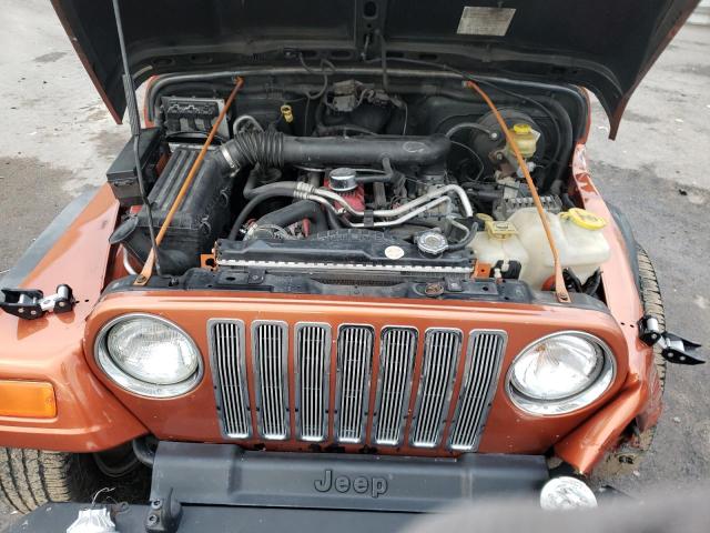 1J4FA49S94P737224 - 2004 JEEP WRANGLER / SPORT ORANGE photo 11