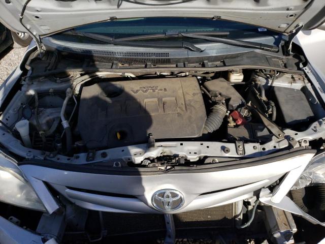 2T1BU4EE1BC741484 - 2011 TOYOTA COROLLA BASE SILVER photo 11