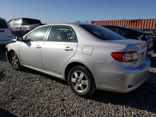 2T1BU4EE1BC741484 - 2011 TOYOTA COROLLA BASE SILVER photo 2