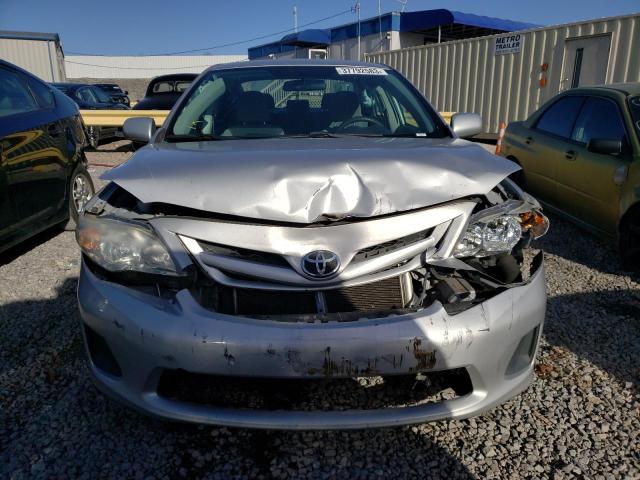 2T1BU4EE1BC741484 - 2011 TOYOTA COROLLA BASE SILVER photo 5