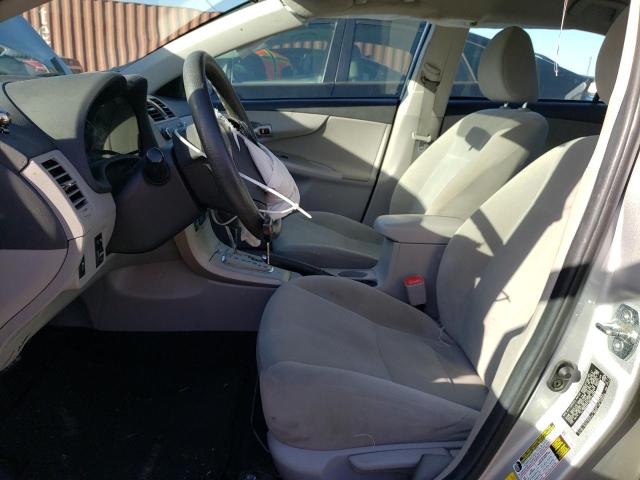 2T1BU4EE1BC741484 - 2011 TOYOTA COROLLA BASE SILVER photo 7