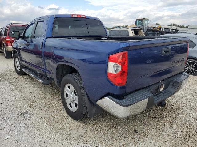 5TFRY5F15EX169278 - 2014 TOYOTA TUNDRA DOUBLE CAB SR/SR5 BLUE photo 2