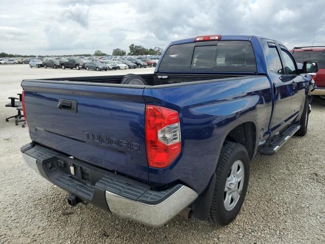 5TFRY5F15EX169278 - 2014 TOYOTA TUNDRA DOUBLE CAB SR/SR5 BLUE photo 3