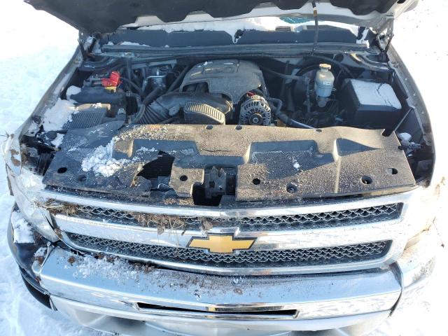 1GCRKSE7XDZ348229 - 2013 CHEVROLET SILVERADO K1500 LT SILVER photo 11