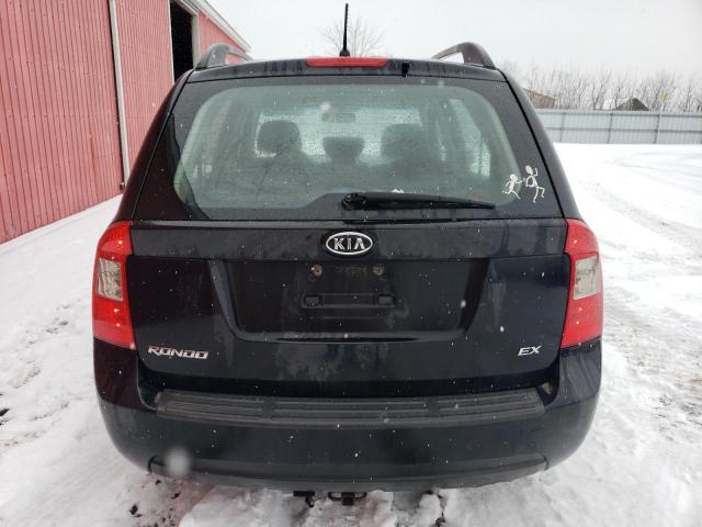 KNAHH8C81A7319909 - 2010 KIA RONDO EX BLACK photo 6