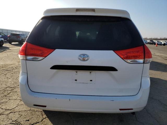 5TDZK3DC9ES483807 - 2014 TOYOTA SIENNA WHITE photo 6