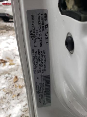 ZFBERFBB4H6E77185 - 2017 RAM PROMASTER SLT Білий фото 14