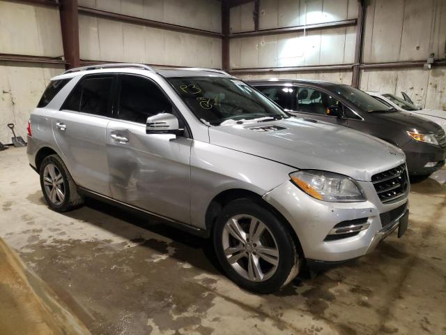 4JGDA5HB1EA277884 - 2014 MERCEDES-BENZ ML 350 4MATIC SILVER photo 4