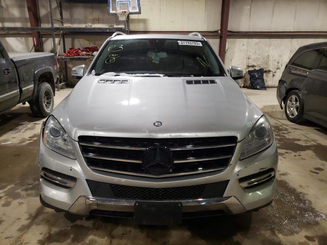 4JGDA5HB1EA277884 - 2014 MERCEDES-BENZ ML 350 4MATIC SILVER photo 5