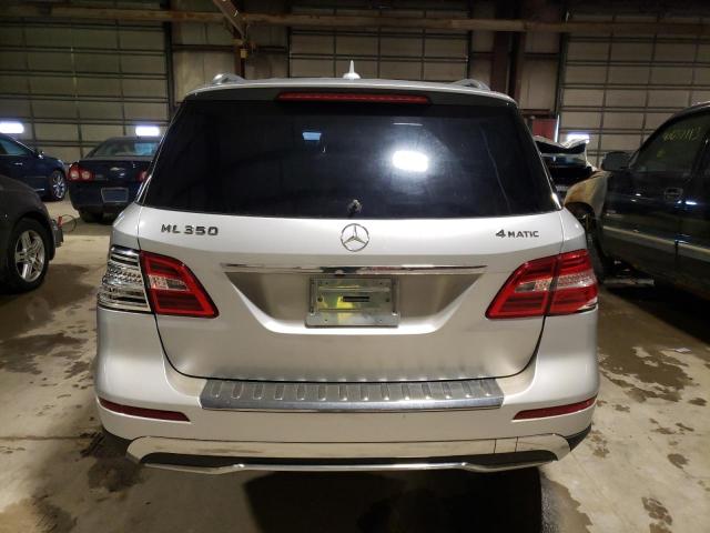 4JGDA5HB1EA277884 - 2014 MERCEDES-BENZ ML 350 4MATIC SILVER photo 6