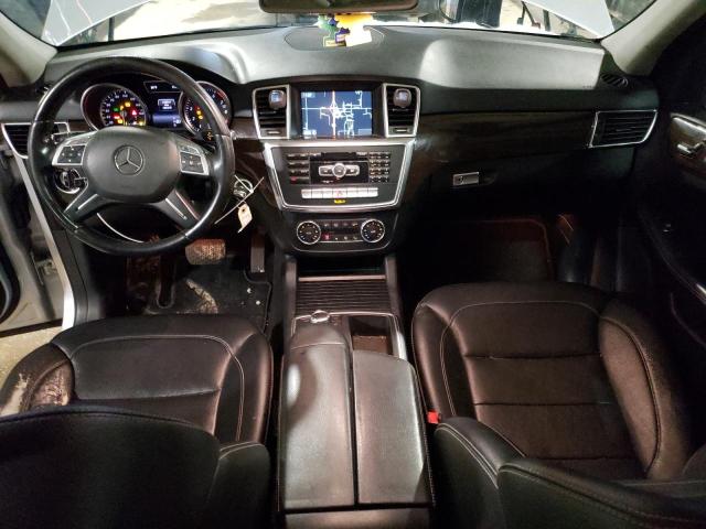 4JGDA5HB1EA277884 - 2014 MERCEDES-BENZ ML 350 4MATIC SILVER photo 8