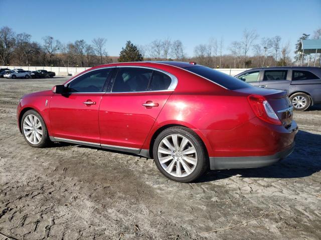 1LNHL9FTXFG603310 - 2015 LINCOLN MKS MAROON photo 2