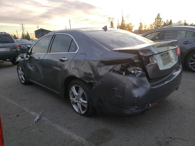 JH4CU26609C007355 - 2009 ACURA TSX GRAY photo 2