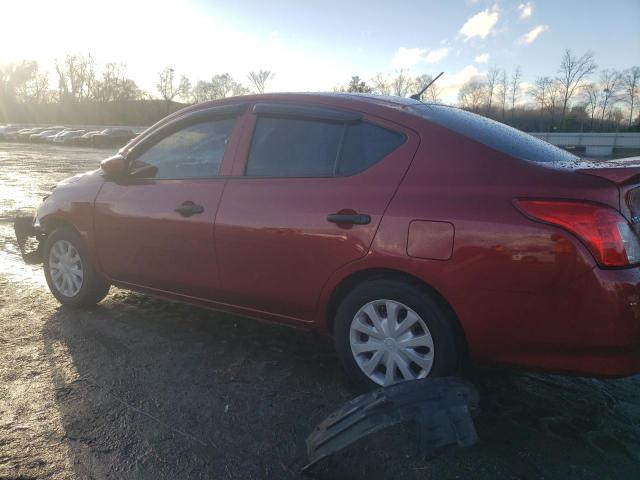 3N1CN7AP6JL840956 - 2018 NISSAN VERSA S RED photo 2