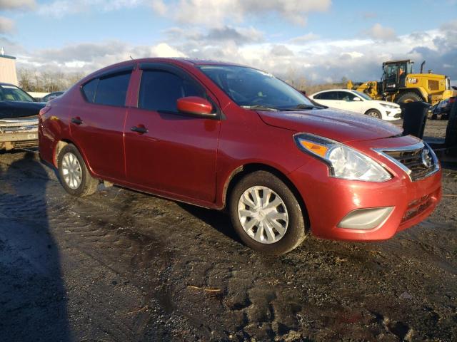 3N1CN7AP6JL840956 - 2018 NISSAN VERSA S RED photo 4