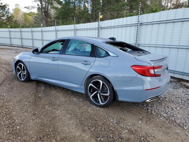 1HGCV1F33MA110368 - 2021 HONDA ACCORD SPORT BLUE photo 2