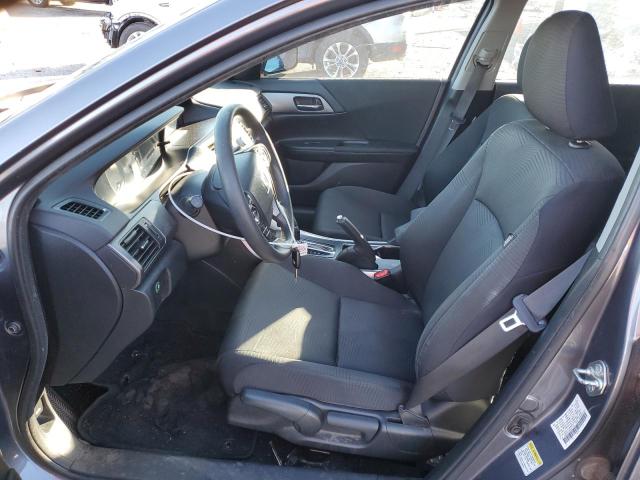 1HGCR2F3XFA227183 - 2015 HONDA ACCORD LX GRAY photo 7