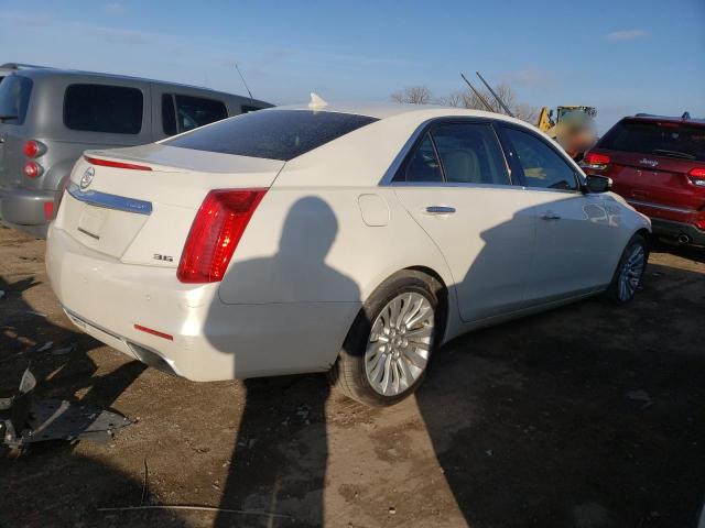 1G6AX5S36E0132226 - 2014 CADILLAC CTS LUXURY COLLECTION WHITE photo 3