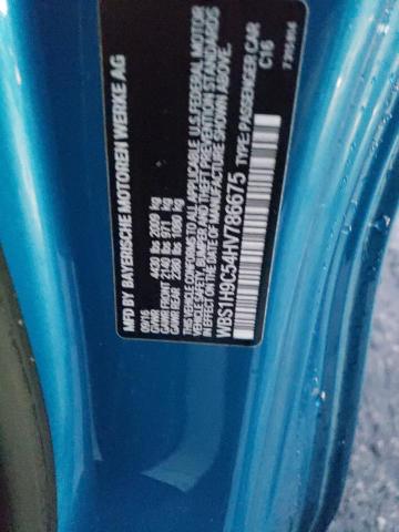 WBS1H9C54HV786675 - 2017 BMW M2 BLUE photo 12