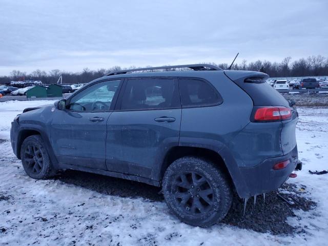 1C4PJMBB0FW595651 - 2015 JEEP CHEROKEE TRAILHAWK BLUE photo 2