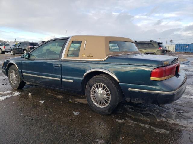 1MELM6240VH600819 - 1997 MERCURY COUGAR XR7 GREEN photo 2