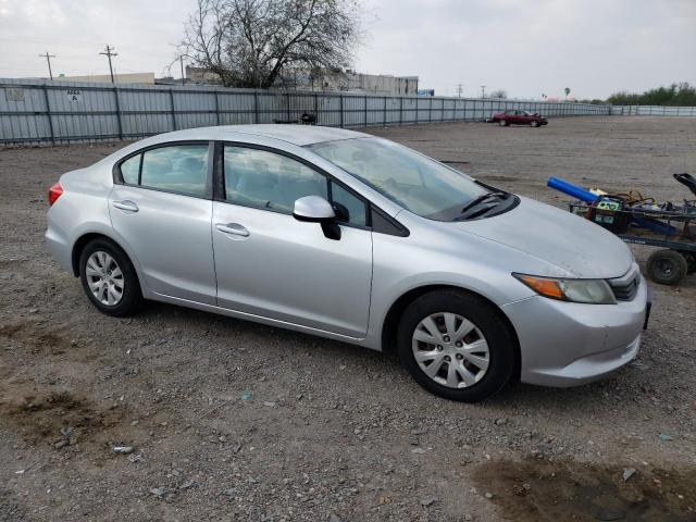 2HGFB2F54CH313833 - 2012 HONDA CIVIC LX SILVER photo 4